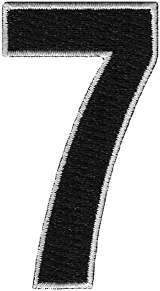 Cypress Collectibles bordados patches - Número 0 - Black