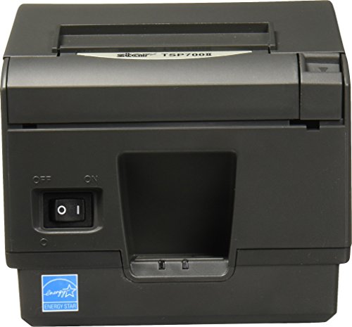 Star Micronics TSP743IIU Usb Printer de recibo térmico USB com cortador automático - cinza