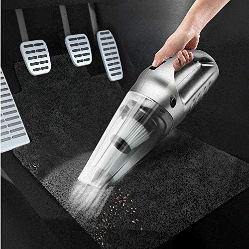 LhllHl Handheld Vacuum sem fio a pó de vácuo de mão recarregável lítio com carga rápida, vácuo seco úmido e leve para limpeza de carros de cabelos em casa