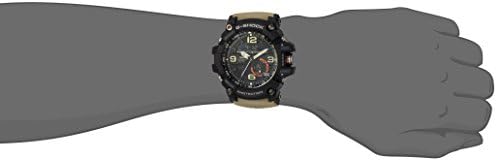 Casio G Shock Quartz Watch com correia de resina, bege, 30