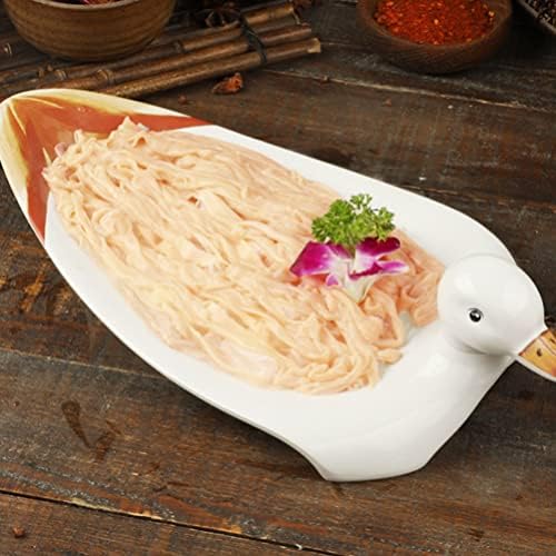 Oitto melamina serve prato de pequilho assado bandeja de pato pratos de jantar pratos de salada sashimi