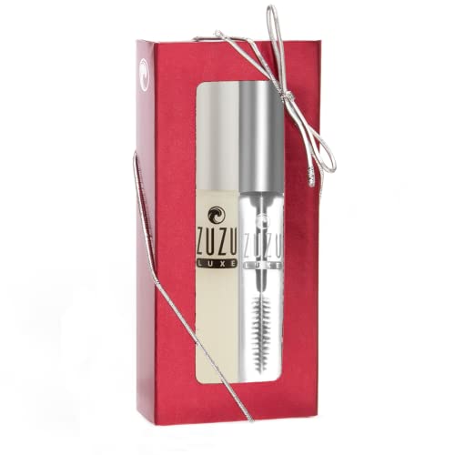 Zuzu Luxe Sheer Lip Gloss Presente, brilho labial natural, sem parabenos, vegan, sem glúten, sem crueldade, não OGM, 0,17 oz