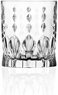 Tumbler Glass - Double Old Modyed - Conjunto de 6 copos - Tumblers de cristal do DOF projetados - para uísque - Bourbon - Water - Beverage - Drinkings -copos - 11,5 oz. - Feito na Europa por Barski