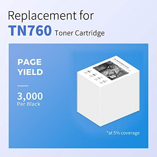 Substituição de cartucho de toner compatível com MyCartridge Supatível para o irmão TN760 TN-760 TN-730