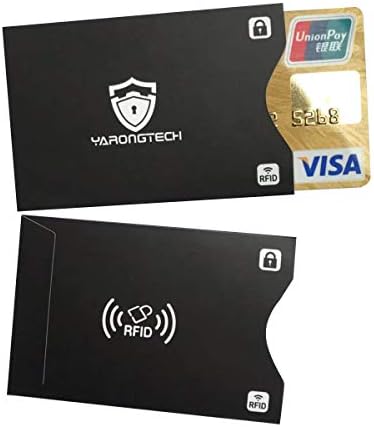 YARONGTECH RFID Bloqueando mangas Ultimate Premium Identity Identity Protection Cover