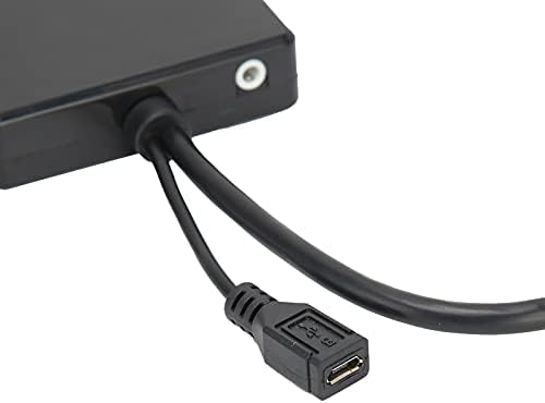 HDMI para HDMI e VGA Adapte, HDMI Male para HDMI Feminino 1080p VGA Feminino Converter, para computador,