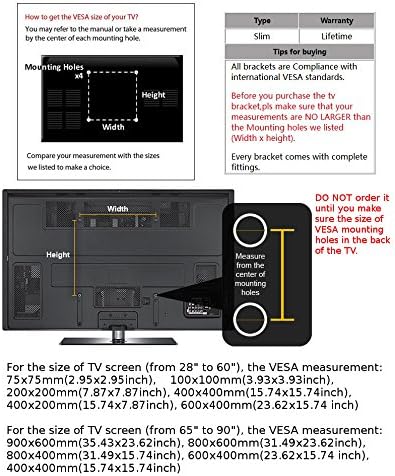 CK Global de suporte de parede de inclinação de baixo perfil com nível de espírito integrado para TV LG Modelo de 50 polegadas: 50pb560b