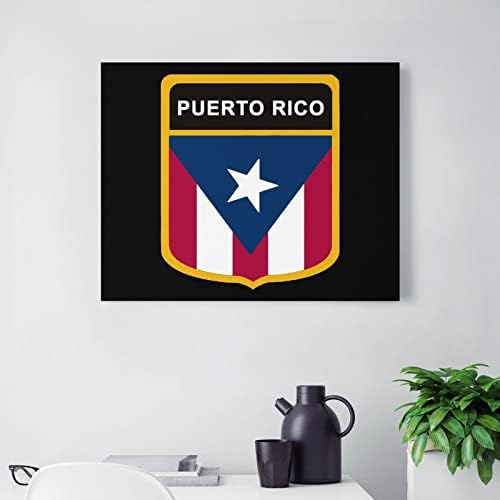 Telas de arte de parede de bandeira de Porto Rico