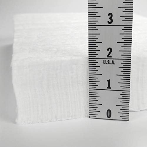 Lynn Manufacturing Kaowool Cerâmica Isolamento de fibra, 2 de espessura x 15 x 24 , manta de isolamento à prova