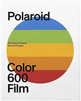 Filme colorido Polaroid para 600 - Quadro redondo 8 Fotos + Gray Album possui 32 fotos
