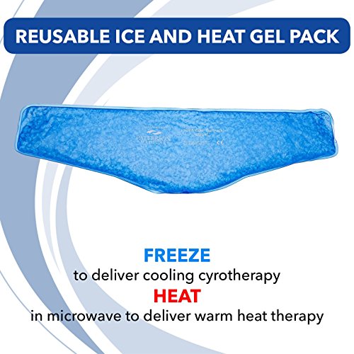 Performa reutilizando pacotes de gel quente e fria, pacote cervical para terapia de compressão quente ou