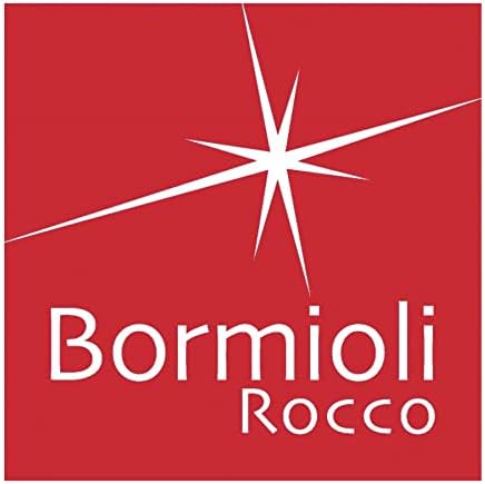 Conjunto romântico de Bormioli Rocco de 6 óculos de Stemware, 10,75 oz. Vidro de cristal colorido, azul claro, feito na Itália.