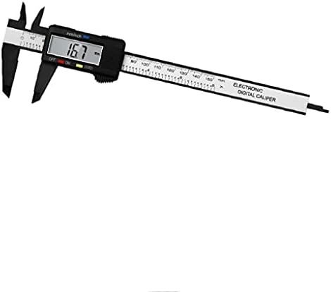 UXZDX CuJux 150mm 6 polegadas Régua Digital Régua eletrônica Fibra de carbono Pinças vernier Micrômetro