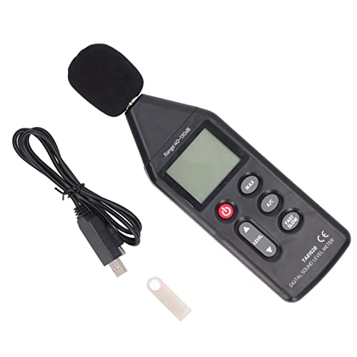 Medidor de nível de som, sonda de cobre puro, medidor de som leve sensível alta precisão para o workshop de equipamentos de som