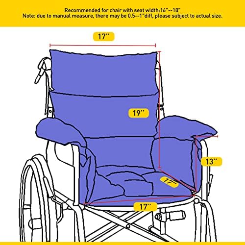 Acessórios para cadeira de rodas macios de almofada de cadeira de rodas Divecode ajudam a prevenir pressão,