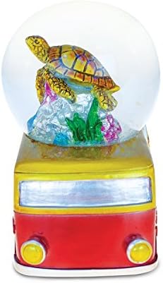Van Global de Cota com Tartaruga Sea Globo de Neve - Figure de Globo de Água com Glitter Sparkling, Ornamento de