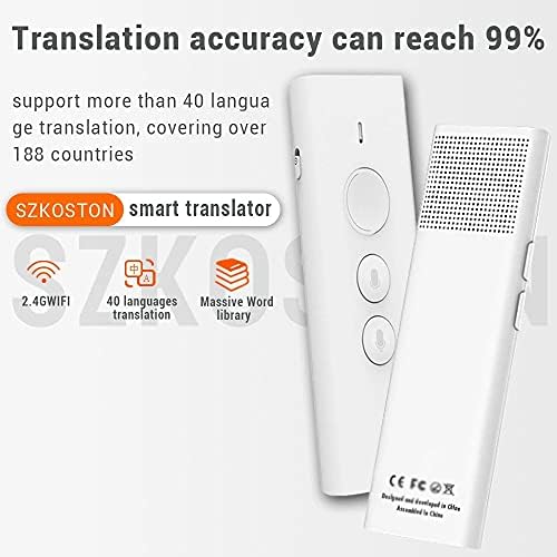 Wetyg 40 Multi-Language Instant Translator portátil Smart Voice Translator Online Russian Language Learning