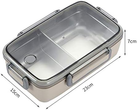 Contêineres de lancheira xwwdp com compartimentos de compartimentos de aço inoxidável Almoço Bento Box Box Food Container Storage