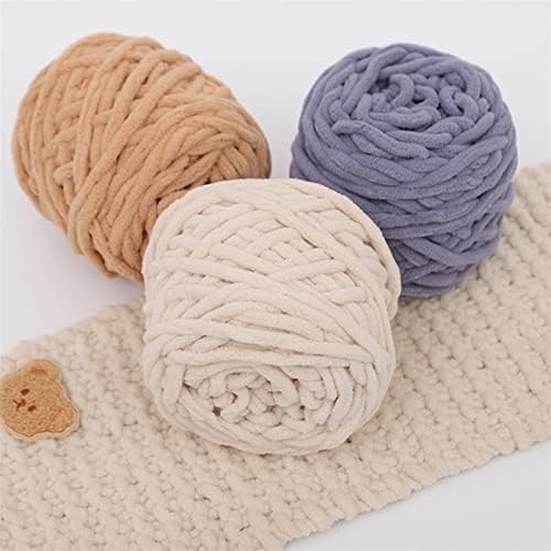 Sspent Yarn 100g/ball leite algodão mistura de poliéster macio de fios de lã grossa para tricô manual de ladrinismo de crochê diy