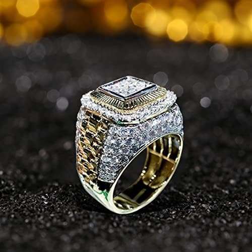 2023 novo diamante anel de diamante de grande forma de diamante grande anel de anel de presente vintage ringdiamond anel de diamante anel de diamante anéis de brilho 3 anéis de dedos para mulheres