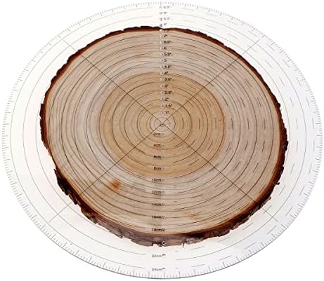SMGDA 10 Round Center Finder Compass Center Finder acrílico Clear para círculos de desenho, torno de torno que gira de madeira para localizar uma medida de madeira central