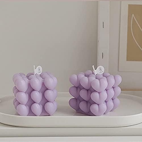 Ginkago 3D Bubble Vella Mold Cubo Moldes de silicone sobrepos