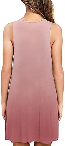 Sutwoen Sundress for Women Fashion Tie-Dye Beach Party Dress Dress Vester