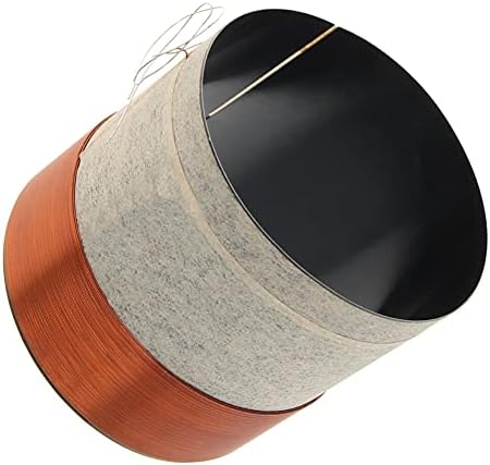 Heyiarbeit 51,5mm/2.03 Bass Speaker bobina de voz 2 camadas Bobina de voz de woofer de alumínio preto