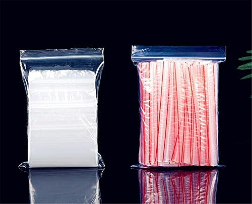 Yusland 300 sacos 3x4 1mil Pequeno claro reclosabilável Baggie zip de plástico com zíper de pílula de