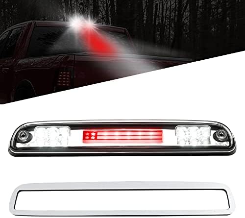 Terceira luz de freio LED para Ford F250 F350 Ranger Mazda B2300 B3000 B4000, lâmpada de carga central de alta montagem, lente transparente
