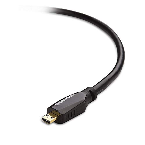 A cabo Matters de 2 pacote HDMI de alta velocidade para Micro HDMI Cabo de 6 pés 4K Resolução pronta