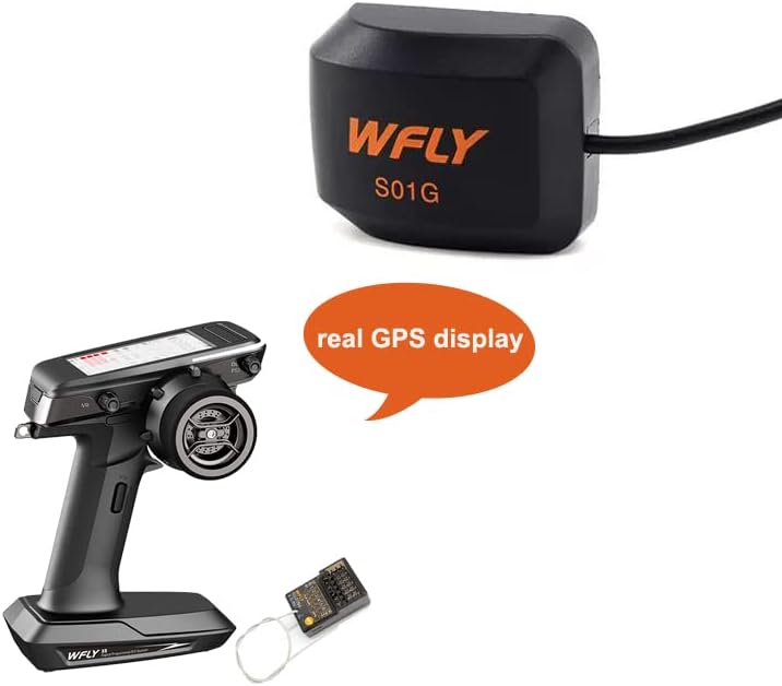Módulo GPS WFLY S01G Especial para WFLY X9 RC Radio de rádio Módulo externo de velocidade de corrida
