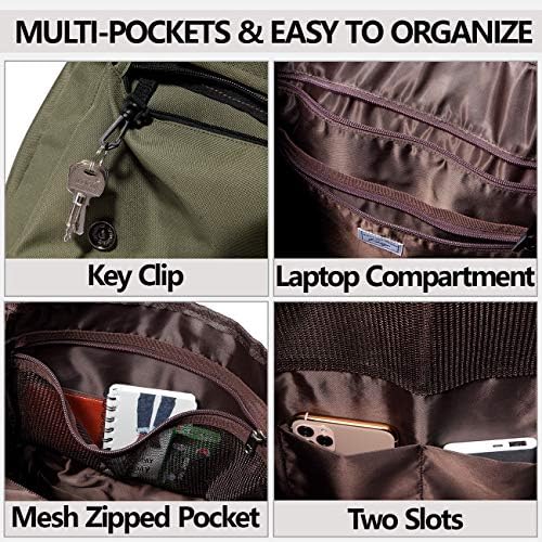 Mochila Kasqo para homens e mulheres, mochila de laptop de 15,6 polegadas Mochila de grande capacidade Saco