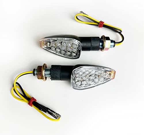 Krator Mini Custom LED Turn Signal Lights Lâmpada Compatível com Harley Davidson Dyna Glide Fat Bob
