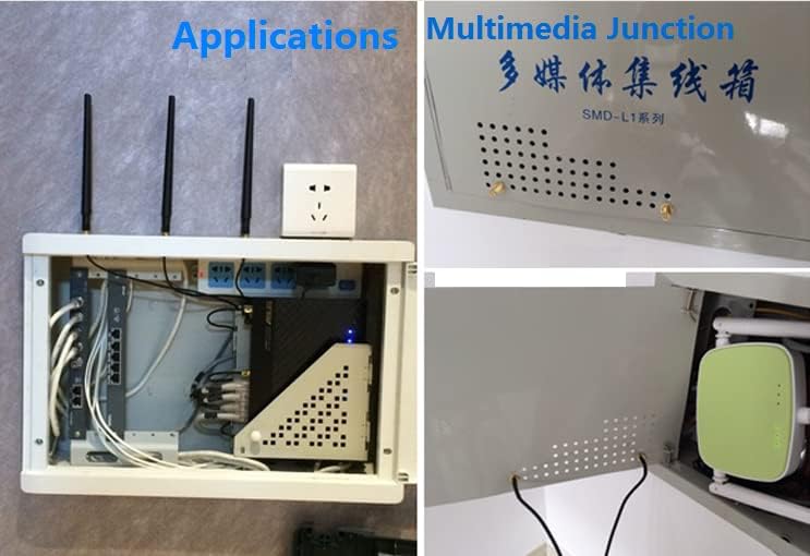 Vonets WiFi Antena Extensão Cabo RP SMA Plug Male to RP SMA Jack Connector de antena universal feminina