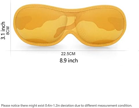 Saco de olhos de sombreamento 3D com alça ajustável portátil bloqueando o travesseiro de capa para os olhos para relaxamento noturno de viagem no sono