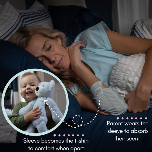 Soothie Sleeve, um pediatra projetado, usa o cheiro dos pais para acalmar o bebê ou o filho, pacote