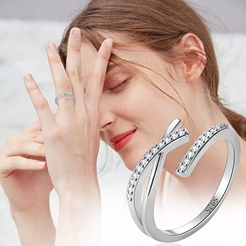 Anéis de casamento e noivado anel Light Creative para pode indemoda desgaste a personalidade do anel feminino be feminino