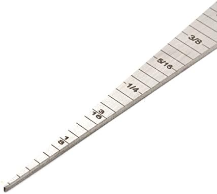 Medida de bitola de gap de redução de soldagem/gap 0-5/8 '' 0-15mm em polegada/mm Espessura do corpo de 2,7 mm de aço inoxidável
