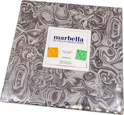 Paula Nadelstern Marbella 10x10 pacote 42 quadrados de 10 polegadas bolo de camada benartex