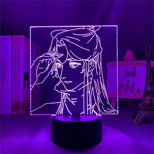 3D Lâmpada Anime Manga Figura Tian Guan CI FU XIE LIAN RGB LED LED Lâmpada de iluminação Lâmpada Remota