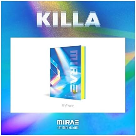 Mirae Killa 1st Mini Album Boys Version CD+1p Poster+PhotoBook+1p PhotoCard+1p Cartão Standing+1p