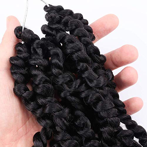 8packs paixão torção cabelos de 10 polegadas paixão torção de crochê de crochê pré-loopado curto reviravolta