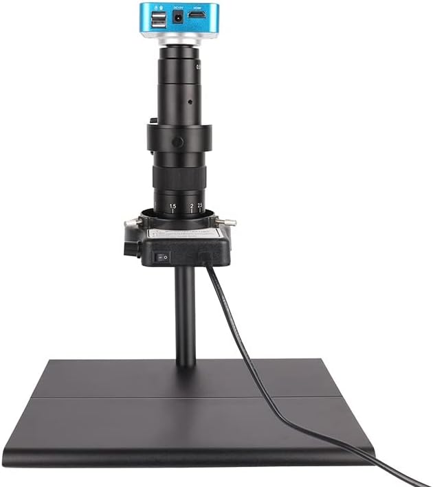 Acessórios para microscópio HDMI USB Digital Video Microscope Câmera de Microscópio 180x C-Mount Lens Labor