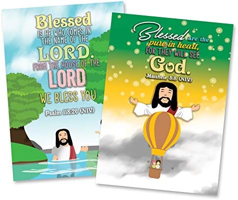 Neweights Christian God's Blessings Posters - Inspirational Bible Versses Poster para homens Mulheres