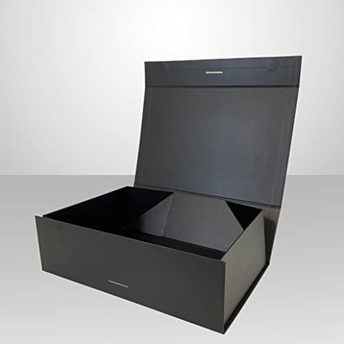 Pack2pack Caixa de presente dobrável de luxo com fita removível | Caixa dobrável com fechamento