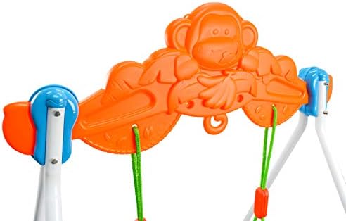 Baby Swingset With Stand Playset - Brinquedos de Playground para Crianças - Indoor/Outdoor - Idades recomendadas 3+ - Columpio para niños, Y niñas