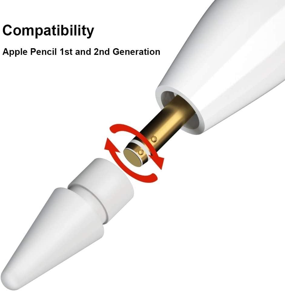 Tampa magnética Gismysavior e dicas de ipncil substituto para Apple lápis 1ª geração, tampa ipncil