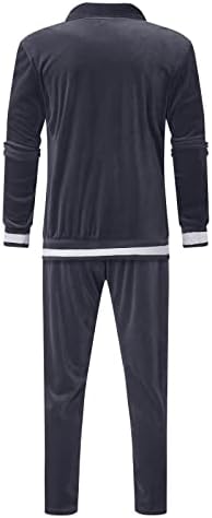 EGMODA Men's Sweat Suit Surne 2 Peça Roupa Casual Remuses de corrida de esportes com capuz de traje atlético macio e macio