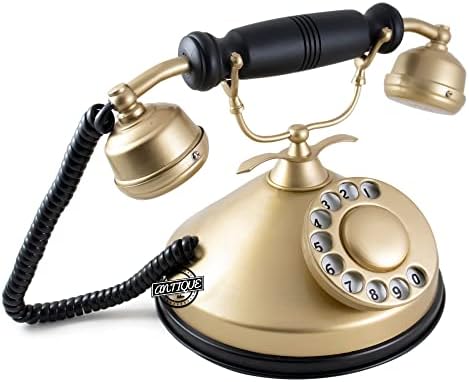 Dial fixo vintage Telefone não trabalhador Antigo Tabela Telefone Classic Home Decor Gifts 2023